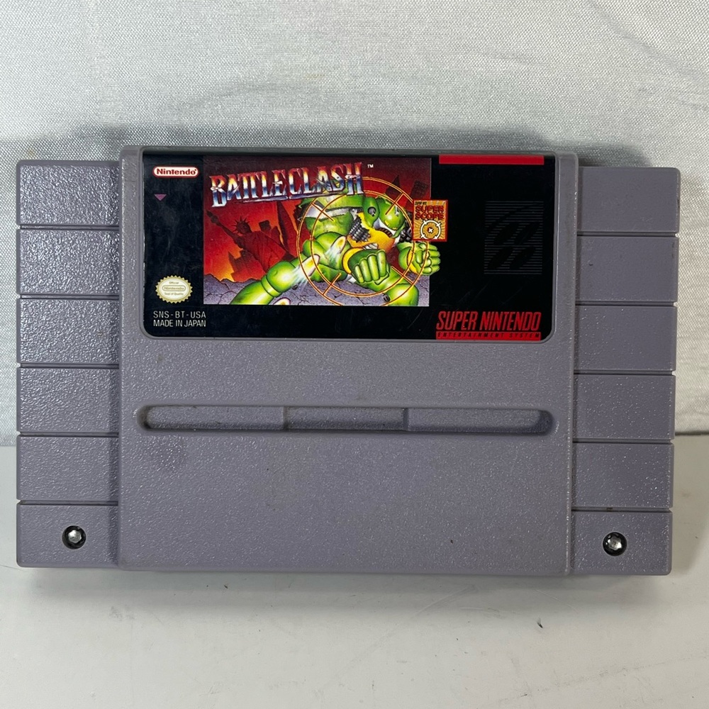 1991 Battle Clash Super Nintendo game Only
